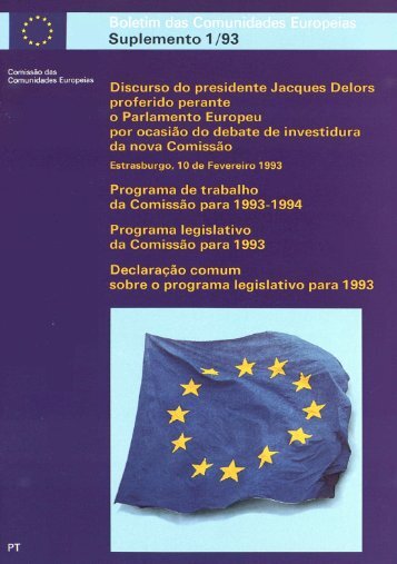 Discurso do presidente Jacques Delors proferido perante o ...