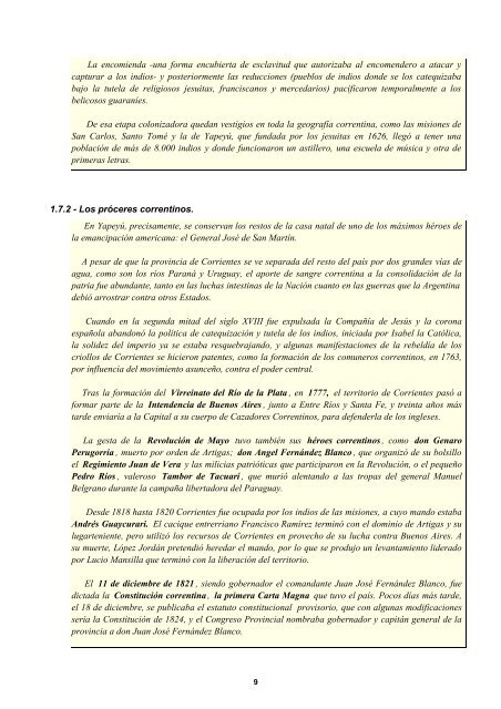 CORRIENTES - Dirección de Estadística y Censos