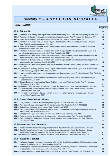 CORRIENTES - Dirección de Estadística y Censos