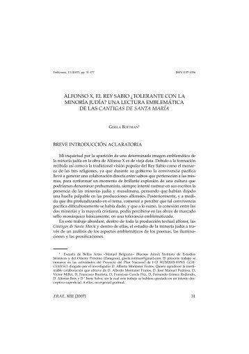 3. Alfonso X, el Rey Sabio ¿tolerante con la minoría judía?