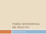 Poesía novohispana del siglo xvi