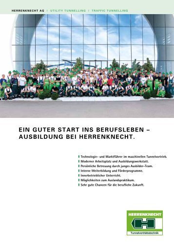 EIN GUTER sTART INs BERUFsLEBEN – AUsBILDUNG BEI ...