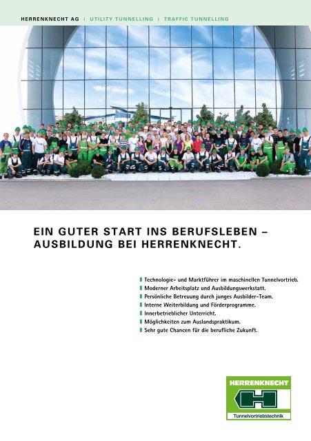 EIN GUTER sTART INs BERUFsLEBEN – AUsBILDUNG BEI ...