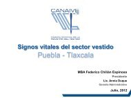 Puebla - Tlaxcala - Cámara Nacional de la Industria del Vestido