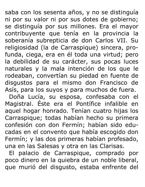 Leopoldo Alas Clarin - La Regenta - v1.0 - Bibliotecas Públicas