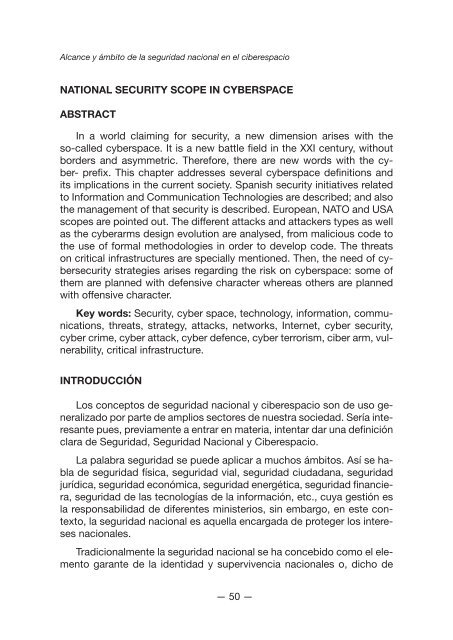 Ciberseguridad. Retos y amenazas a la Seguridad Nacional - IEEE