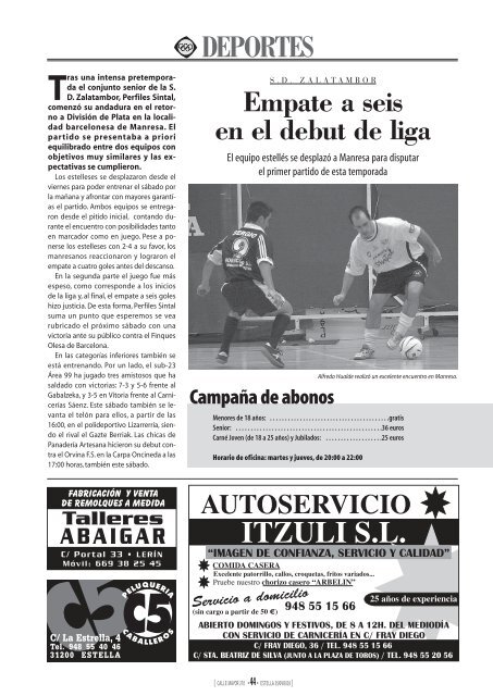 deportes - REVISTA CALLE MAYOR