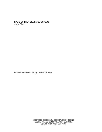 Descargar (PDF) - XV Muestra de Dramaturgia Nacional