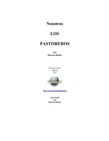 Nosotros Los Pastoreros - Luz Espiritual