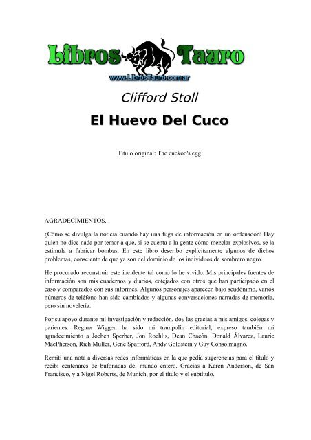 El Huevo Del Cuco