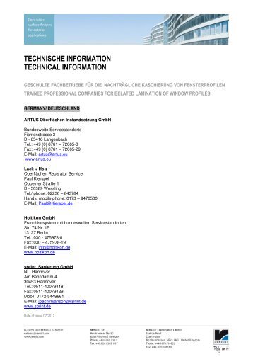 EXOFOL_FX MX_Adressen Sanierer_dt_eng_07_12 - Renolit