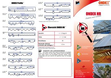 ONDEX HR - Renolit