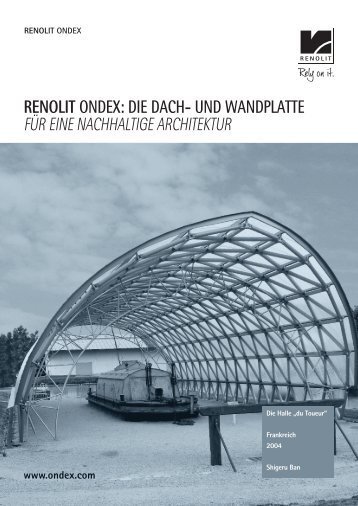 RENOLIT ONDEX: DIE DACH- UND WANDPLATTE FÜR EINE ...