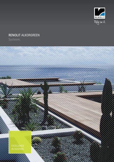 RENOLIT ALKORGREEN Systeem. - RENOLIT WATERPROOFING