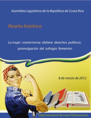 La mujer costarricense obtiene derechos políticos - Asamblea ...