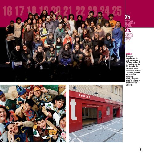 libro 25 aniversario - Escuela Navarra de Teatro