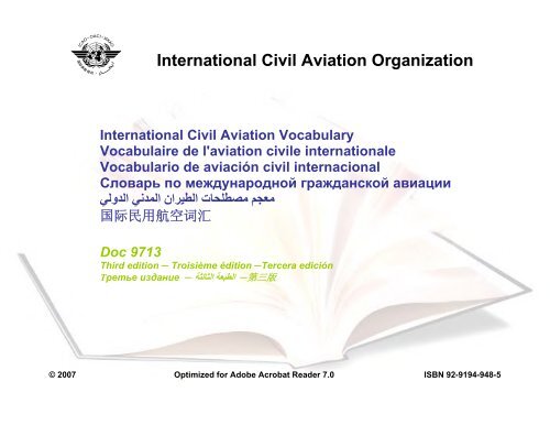 International Civil Aviation Organization