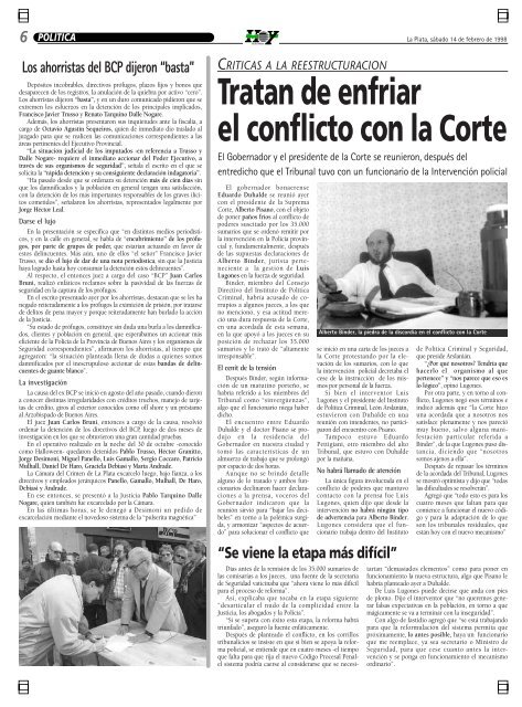 Tratan de enfriar el conflicto con la Corte