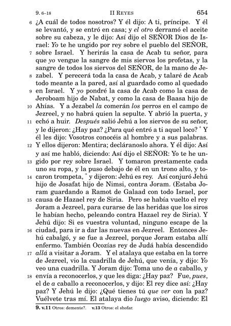 Ancient Spanish Bible (with variants) - Jewish testimonies