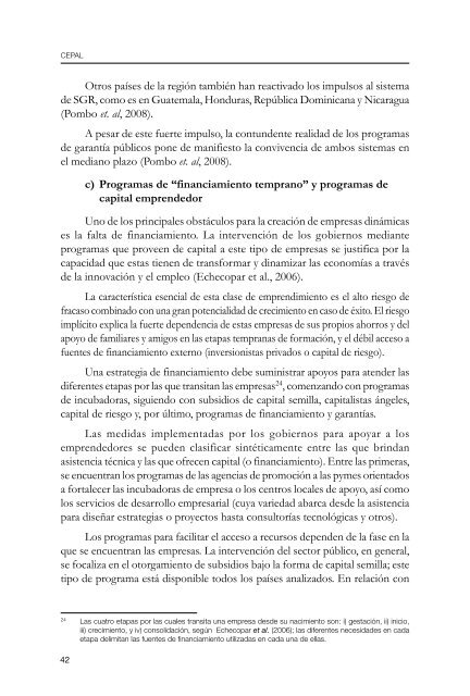 Eliminando barreras: El financiamiento a las pymes en - Cepal