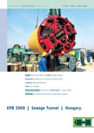 EPB 2000 | Sewage Tunnel | Hungary.
