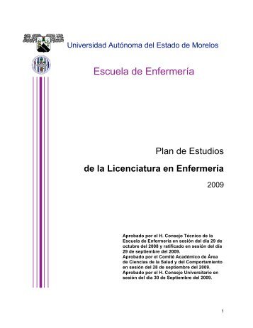 Escuela de Enfermería - UAEM - Universidad Autónoma del Estado ...