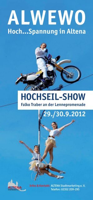 Hoch...spannung in Altena ALWEWO HOCHSEIL-SHOW