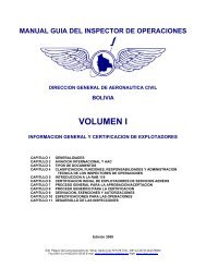 información general y certificación de explotadores - dgac