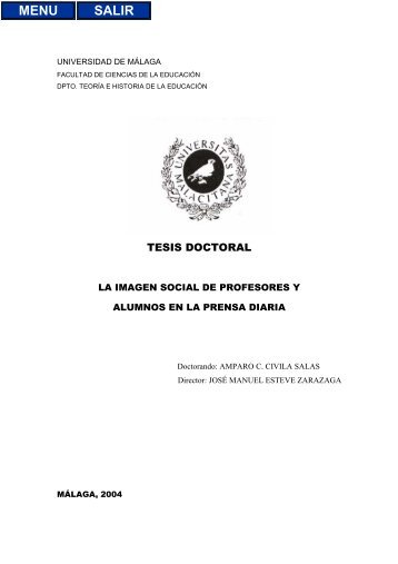 TESIS DOCTORAL - Universidad de Málaga