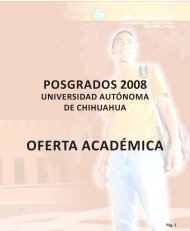 OFERTA ACADÉMICA - Transparencia - Universidad Autónoma de ...