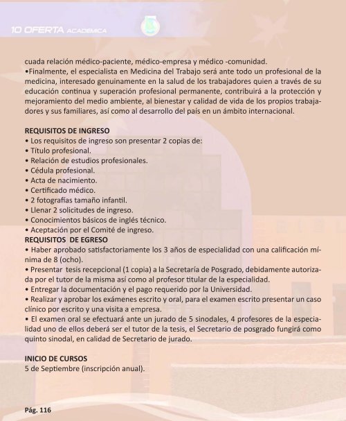 OFERTA ACADÉMICA - Transparencia - Universidad Autónoma de ...