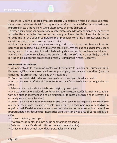 OFERTA ACADÉMICA - Transparencia - Universidad Autónoma de ...