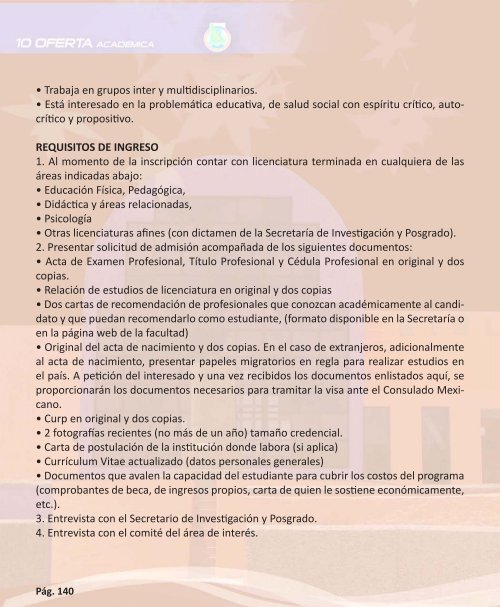 OFERTA ACADÉMICA - Transparencia - Universidad Autónoma de ...