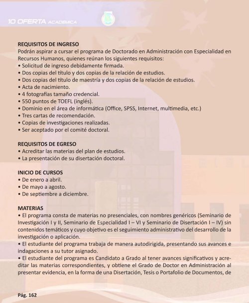 OFERTA ACADÉMICA - Transparencia - Universidad Autónoma de ...