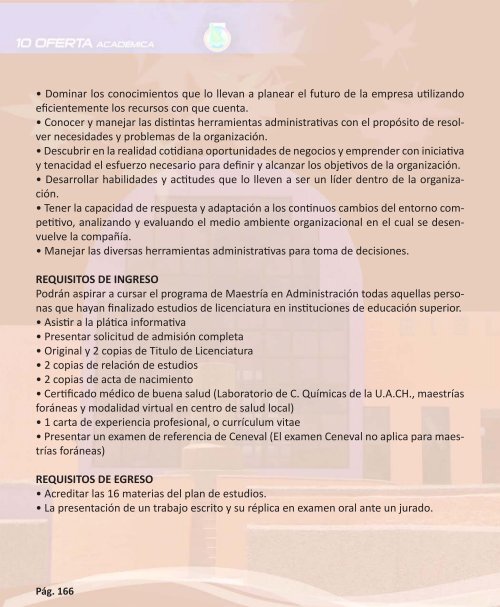 OFERTA ACADÉMICA - Transparencia - Universidad Autónoma de ...