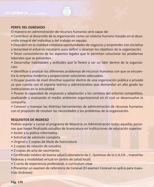 OFERTA ACADÉMICA - Transparencia - Universidad Autónoma de ...