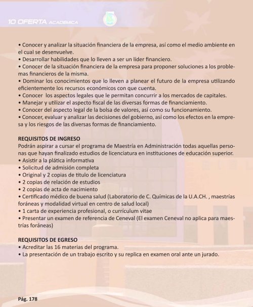 OFERTA ACADÉMICA - Transparencia - Universidad Autónoma de ...