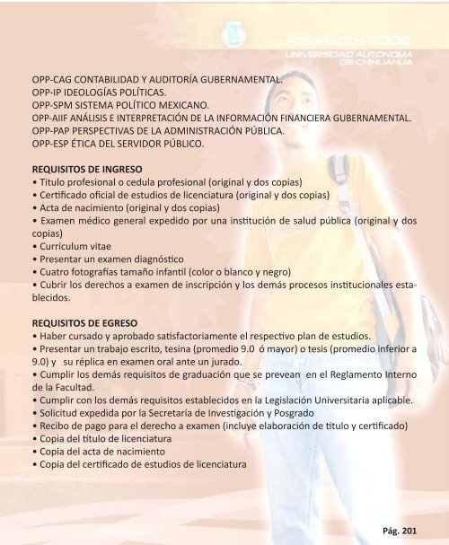 OFERTA ACADÉMICA - Transparencia - Universidad Autónoma de ...