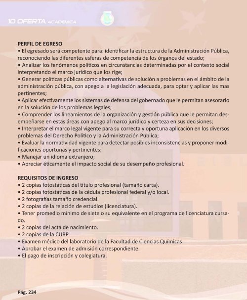 OFERTA ACADÉMICA - Transparencia - Universidad Autónoma de ...