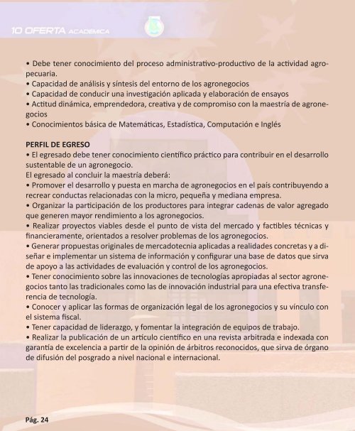 OFERTA ACADÉMICA - Transparencia - Universidad Autónoma de ...