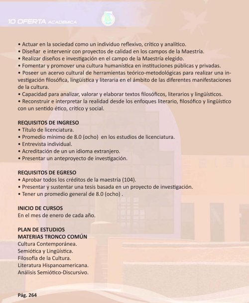 OFERTA ACADÉMICA - Transparencia - Universidad Autónoma de ...