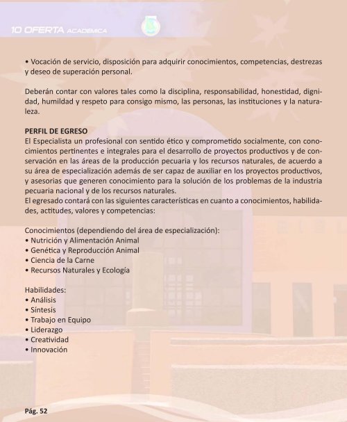 OFERTA ACADÉMICA - Transparencia - Universidad Autónoma de ...