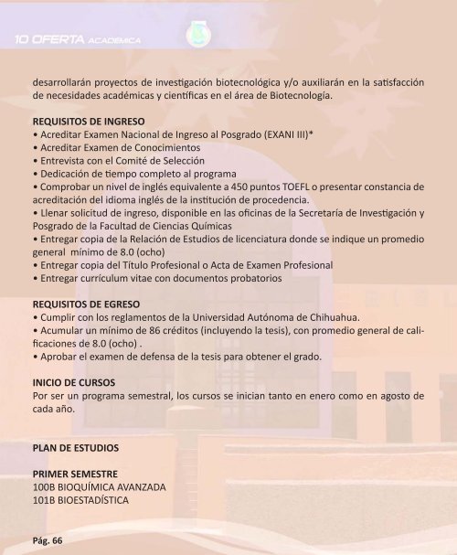 OFERTA ACADÉMICA - Transparencia - Universidad Autónoma de ...