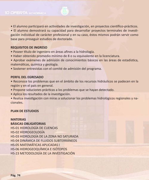 OFERTA ACADÉMICA - Transparencia - Universidad Autónoma de ...