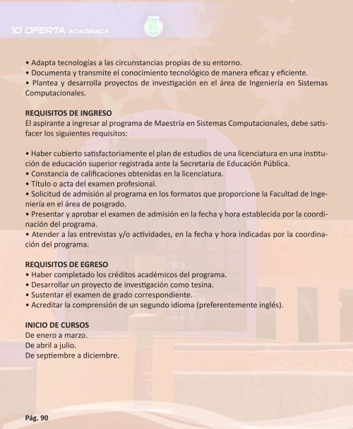 OFERTA ACADÉMICA - Transparencia - Universidad Autónoma de ...