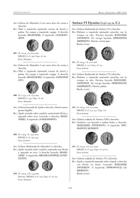 Catál. Gabinete Monedas Griegas - Real Academia de la Historia