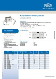 Einphasen-Netzfilter (2 Leiter)