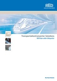 TransportationConverter Solutions REO'dan etkin bileşenler