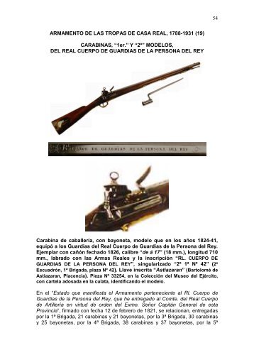 Artículo completo en PDF - Catalogación de armas