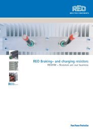 REO Braking- and charging resistors